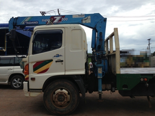 HINO FG 220 ปี 2550 ติดเครนสามตัน TANADO HINO FG 220 ปี 2550 ติดเครนสามตัน TANADO