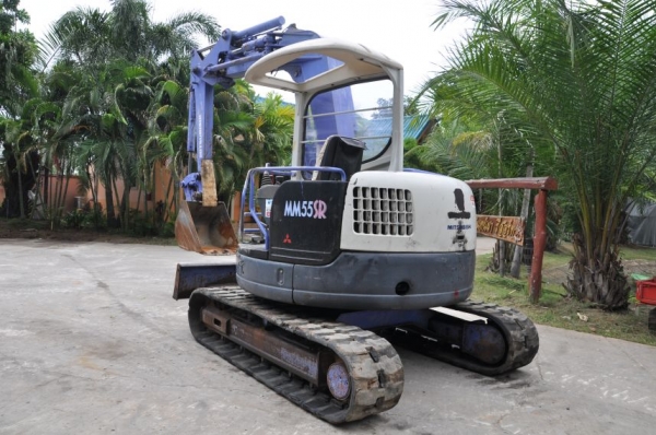 ขายแบคโฮMITSUBISHI MM55SR รุ่นใหม่ สภาพสวยเดิมจากญี่ปุ่นยังไม่เคยใช้ในไทย 350,000เท่านั้น!!
