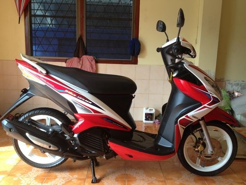 MIO125MXตัวท็อปล้อแม็กแท้ศูนย์รถปี2012วิ่ง2XXXโลสวยกริ้บๆ