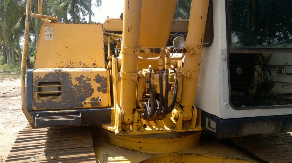 Komatsu PC120-5 เครื่องคอมมอลเรียลบูมพิเศษ เก่านอก ไฟฟ้าครบ  เอกสาร Inv ใบ 70 เซ็นต์