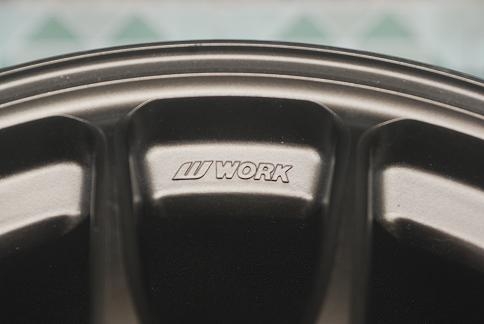 ล้อ Wwork EMOTION ขอบ 18" หน้า 8.5" off 43 หลัง 8.5 off 43 5รู114 Made in japan ติดยางมา 2 เส้น ปี 12