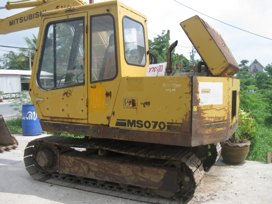 ขายแบคโฮ MITSUBISHE แบบ MS070-2 เก่านอกสภาพสวย ช่วงล่างดี เครื่องดี ปั้มแรง ราคาไม่แพง ขายแบคโฮ MITSUBISHE แบบ MS070-2 เก่านอกสภาพสวย ช่วงล่างดี เครื่องดี ปั้มแรง ราคาไม่แพง