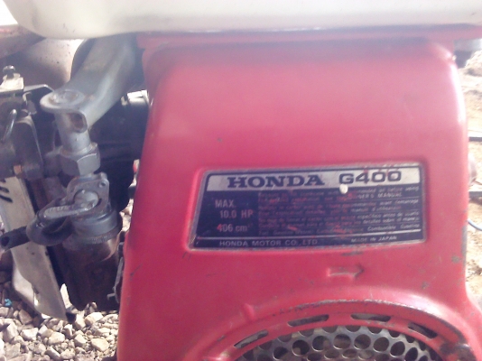 เครื่องปั่นไฟ2 KW.พร้อมเครื่องยนต์HONDAขนาด10 แรงม้า ติดกับเครื่องยนต์แบบส่งกำลังด้วยสายพาน