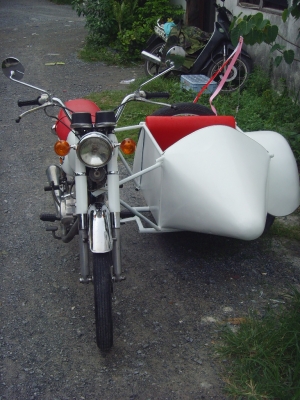 ขาย/แลก Honda cg125+sidecar แนวๆ น่ารักๆ ทะเบียนพร้อมโอน