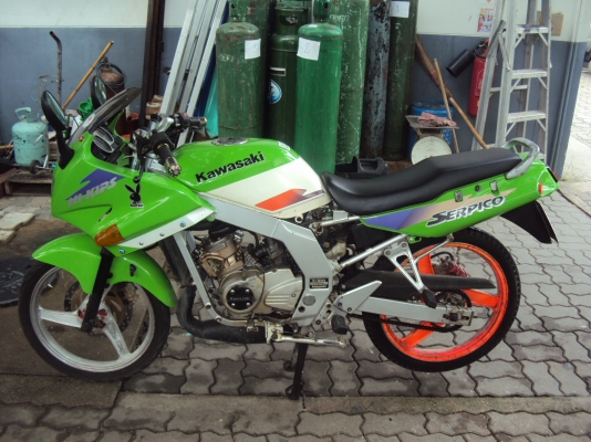 ขายรถคาวาซากิ150มีทะเบียนชุดโอนภาษีเต็มสรกฤช091-8892274