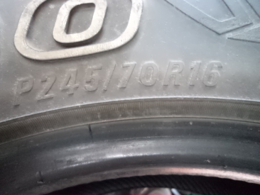 ยาง MIXXIS 700 BRAVO A/T ขนาด 245/70/16 ปีที่ผลิต 2012 ยาง MIXXIS 700 BRAVO A/T ขนาด 245/70/16 ปีที่ผลิต 2012