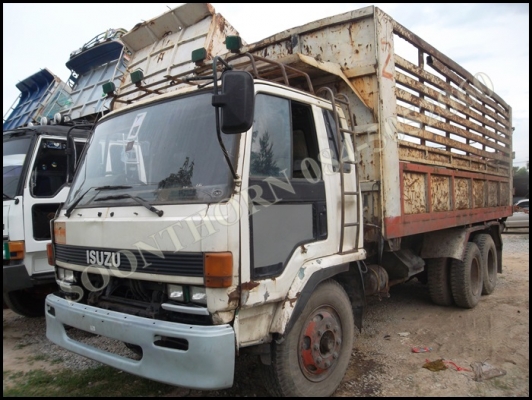 ขายด่วน รถบรรทุก 10 ล้อ ISUZU ROCKY 195 แรง /2 เพลา สโลว์ กระบะดั้ม รถพร้อมใช้ ราคาสุดคุ้ม