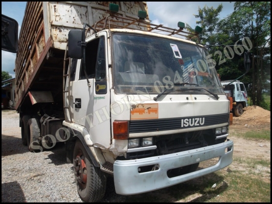 ขายด่วน รถบรรทุก 10 ล้อ ISUZU ROCKY 195 แรง /2 เพลา สโลว์ กระบะดั้ม รถพร้อมใช้ ราคาสุดคุ้ม