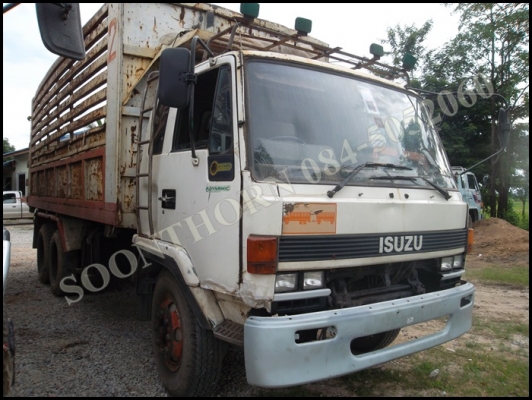 ขายด่วน รถบรรทุก 10 ล้อ ISUZU ROCKY 195 แรง /2 เพลา สโลว์ กระบะดั้ม รถพร้อมใช้ ราคาสุดคุ้ม