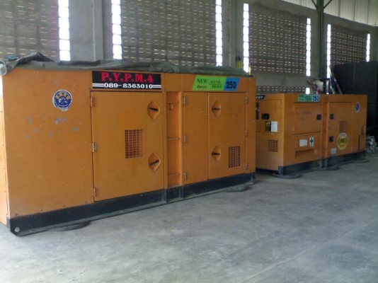 ขายเครื่องปั่นไฟ Denyo 220 KVA และ 150 KVA