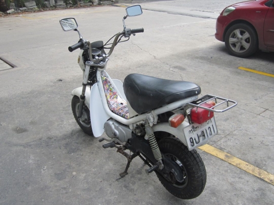 (รถฝากขายด่วน) Yamaha Chappy 50cc. สีขาวเดิมโรงงานหายากมากๆ เครื่องดีขี่มันส์ ถูกที่สุด กทม.