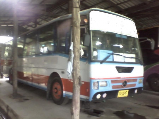 รถบัสเเอร์เครืองหน้านิสสันฝาจีบเทอร์โบคัสซีเบ็นซ์เเอร์เเขวน260000