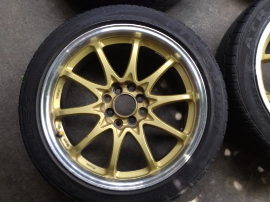 CE28 ขอบ17 4/100 พร้อมยางเบิกไหม่ ขายถูกๆ 11000.-