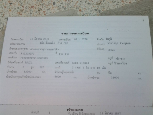 Deca 270 ปี 47 วางเครื่อง 320 NGV 100 \% ดั้มพ์ กระบะเหล็กแข็งแรง พ่วงหาง 3 เพลา ลงเล่มเรียบร้อย ยาง 90 \% อ.เมือง สระบุรี / หมวดมินทร์ 086-4085619