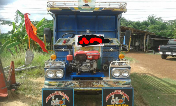 ขายอีแต๋น 6 ล้อ 11 แรงโครงใหญ่แชสซีหน้า 5 หน้า-หลัง 110 สโลว์กลางใหญ่