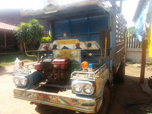 ขายอีแต๋น 6 ล้อ 11 แรงโครงใหญ่แชสซีหน้า 5 หน้า-หลัง 110 สโลว์กลางใหญ่