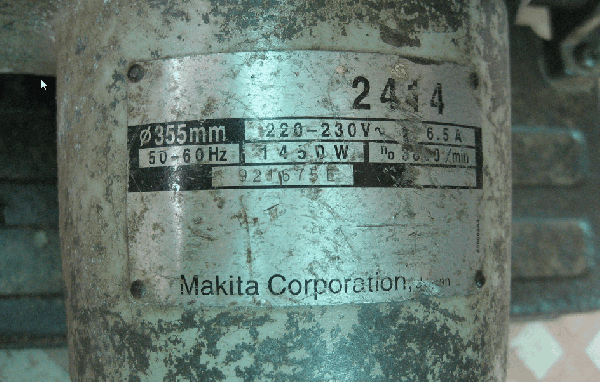 ขายด่วนไฟเบอร์ตัดเหล็ก Makita  2414 1450W แท้แน่นอน 100\%