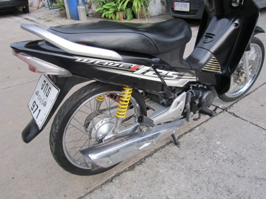 ยังไงก็ขาย wave125i ไฟเลี้ยวบังลมปี53ท่อดำ รถบ้าน ชุดโอนครบ