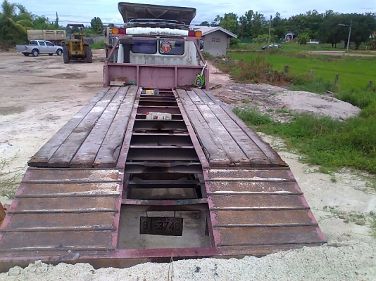 ขาย..สิบล้อเทลเล่อร์ HINO KT920 เครื่อง HINO HO7C บรรทุกรถแบคโฮ CAT 320 ได้ดี มีทะเบียนครบ.