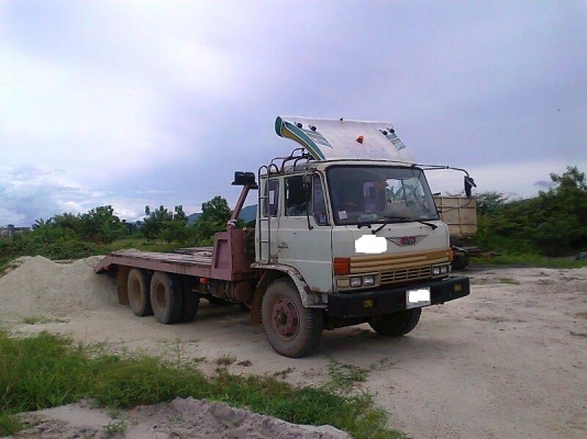 ขาย..สิบล้อเทลเล่อร์ HINO KT920 เครื่อง HINO HO7C บรรทุกรถแบคโฮ CAT 320 ได้ดี มีทะเบียนครบ.