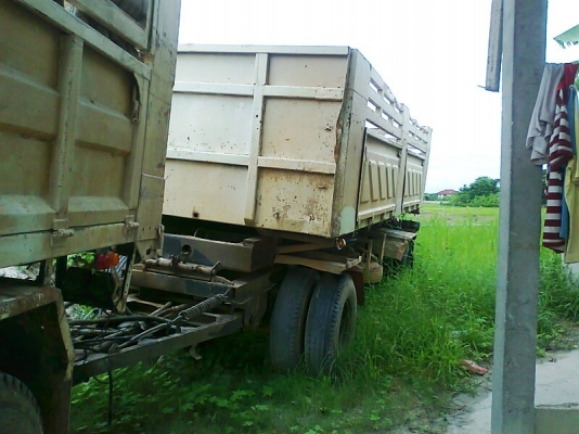 ขาย..หางพ่วงดั้ม สามมิตร ปี 38 แบบ 2 คาน สวย พร้อมใช้งาน มีทะเบียนครบ.