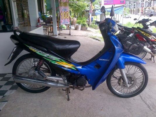 ขาย!เวฟ100 ปี47 รถเครื่องเดิมแน่นๆ  พร้อมใช้ ทะเบียน+เอกสารโอน ภาษีขาดปี52