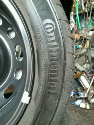 ขายยางพร้อมกระทะติดรถฟอร์ด เฟียดตร้า 185/55/15