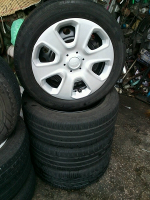 ขายยางพร้อมกระทะติดรถฟอร์ด เฟียดตร้า 185/55/15