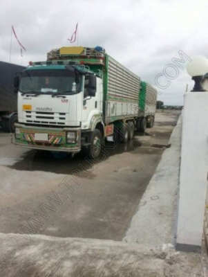 รถบรรทุกพ่วงดั๊มพ์ แม่-ลูก ยี่ห้อ ISUZU DECA 360 แรงม้า