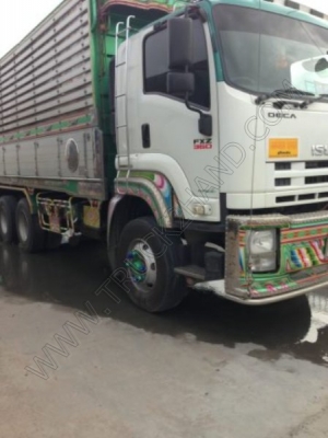 รถบรรทุกพ่วงดั๊มพ์ แม่-ลูก ยี่ห้อ ISUZU DECA 360 แรงม้า