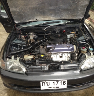 ขายCivic เตารีด รถเดิมๆ MT ล้อแม็กยางใหม่ แอร์หนาว กระจกไฟฟ้า