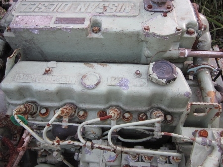 ขาย-เครื่องปั่นไฟ NISSAN: SD22 เครื่อง NISSAN ไฟ 3 เฟส 20 KVA มือสองเก่าญี่ปุ่น