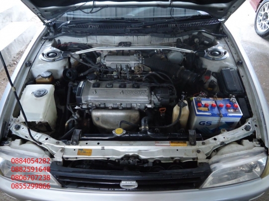 ขาย Toyota corolla สามห่วง เกียร์ออโต้ เครื่องหัวฉีด ติดแก็ส lpg ราคา 98,000 บ +++++++++