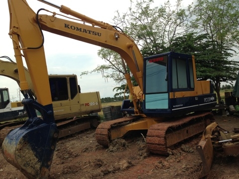 ขายรถแบ็คโฮ komatsu pc 100 -3 เอกสารพร้อม เก่านอกยังไม่ได้ใช้งาน แอร์พร้อม