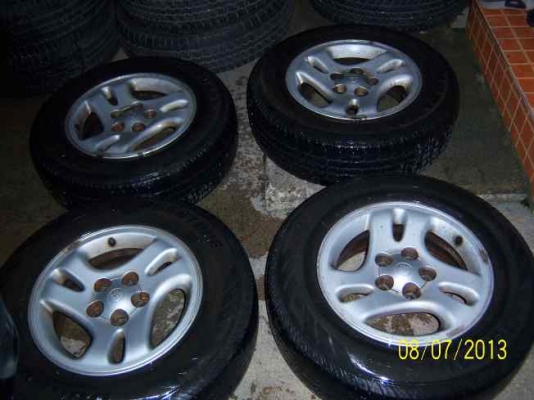 ขายแม็กกระบะไทเกอร์ 5 รู  พร้อมยาง 205 70 R15