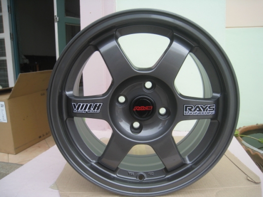 ขายล้อแม็กใหม่ TE37 15"x7" et38 4 รู100 ล้อไม่เคยใช้งานครับ (081-3747940)