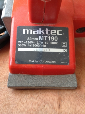 ต้องการขายกบ maktec รุ่น mt190 ต้องการขายกบ maktec รุ่น mt190