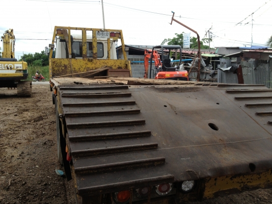 ขายรถสิบล้อ มิตชู FN 527 TD บรรทุกแบ็คโคร ท้ายลาด ขึ้น 320 ได้