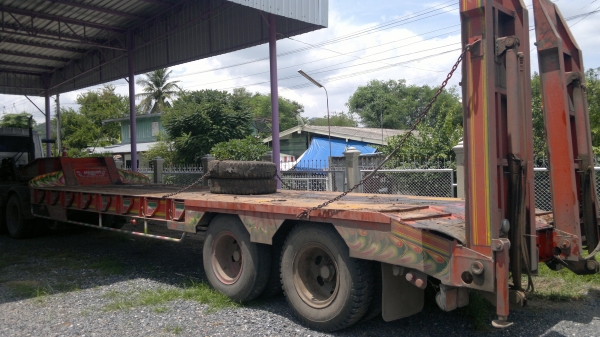 ขายรถหัวลาก 10 ล้อ 2  เพลา พร้อมหางโรเบส 2 เพลา NISSAN CW430 สะภาพสวย หางโรเบส ปี.54 สวย