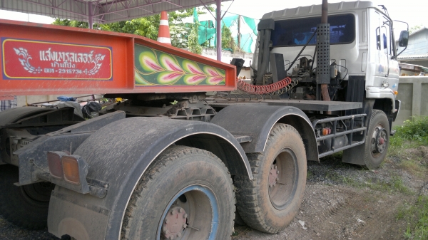 ขายรถหัวลาก 10 ล้อ 2  เพลา พร้อมหางโรเบส 2 เพลา NISSAN CW430 สะภาพสวย หางโรเบส ปี.54 สวย