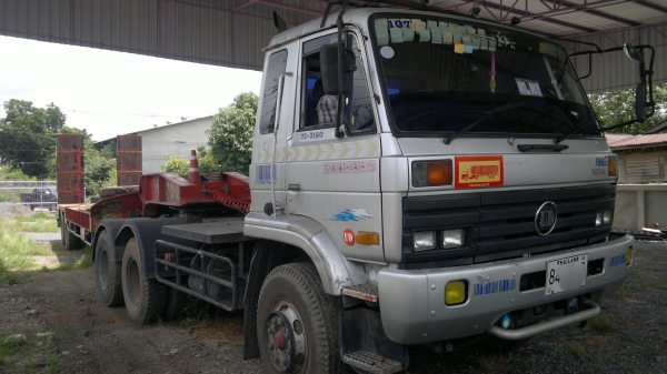 ขายรถหัวลาก 10 ล้อ 2  เพลา พร้อมหางโรเบส 2 เพลา NISSAN CW430 สะภาพสวย หางโรเบส ปี.54 สวย