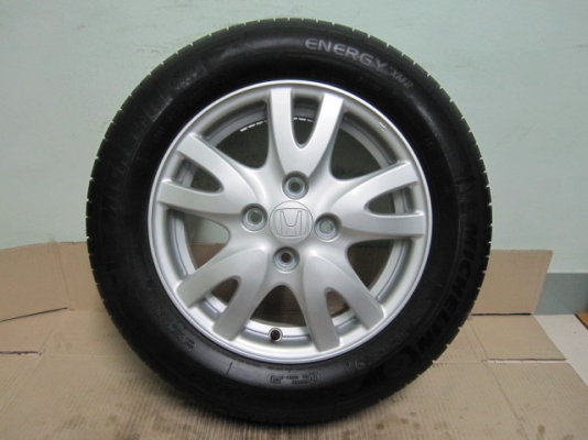 ขายล้อแม็ก Honda Brio พร้อมยางป้ายแดง Michelin ขอบ 14