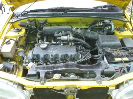 ขาย ฮุนได accent (4Dr) ปี96 สีเหลือง เกียร์ธรรมดา 1.5 GLI ติดแก๊ส LPG สภาพดี สวย ด่วนๆ 43000