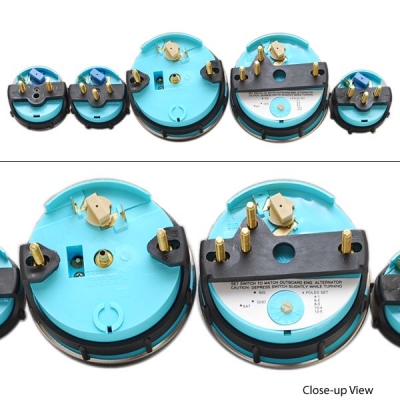 Gauges Faria ครบชุด 5 ชิ้น สำหรับเครื่อง Outboard ทุกรุ่น ทุกยี่ห้อ