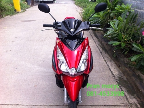 ขายsuzuki skydrive สีเเดงดำ ปี2013 ขายsuzuki skydrive สีเเดงดำ ปี2013