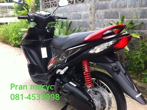 ขายsuzuki skydrive สีเเดงดำ ปี2013 ขายsuzuki skydrive สีเเดงดำ ปี2013