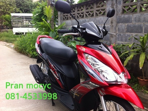 ขายsuzuki skydrive สีเเดงดำ ปี2013 ขายsuzuki skydrive สีเเดงดำ ปี2013