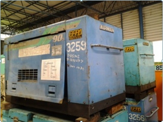 ขายเครื่องลม Airman PDS90S #71-5031247 ปี2534 2395ชม. (พร้อมตรวจสภาพ)