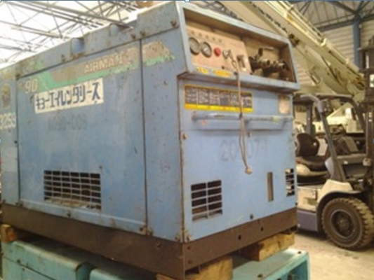 ขายเครื่องลม Airman PDS90S #71-5031247 ปี2534 2395ชม. (พร้อมตรวจสภาพ)