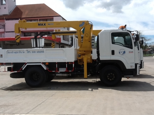 เครนติดรถบรรทุก MAX CRANE